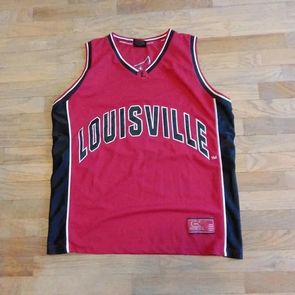Colosseum Athletics Stitched Louisville Basketball Jersey #1 - Picture 1 of 8